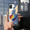 Anti-dust Durable Phone Case For ZTE Blade A52 Lite Card Slot Cartoon Full Wrap Shockproof Waterproof Graffiti Silicone