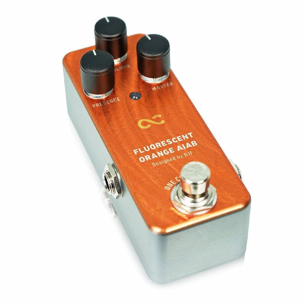 One Control FLUORESCENT ORANGE AIAB Overdrive Guitar Effector