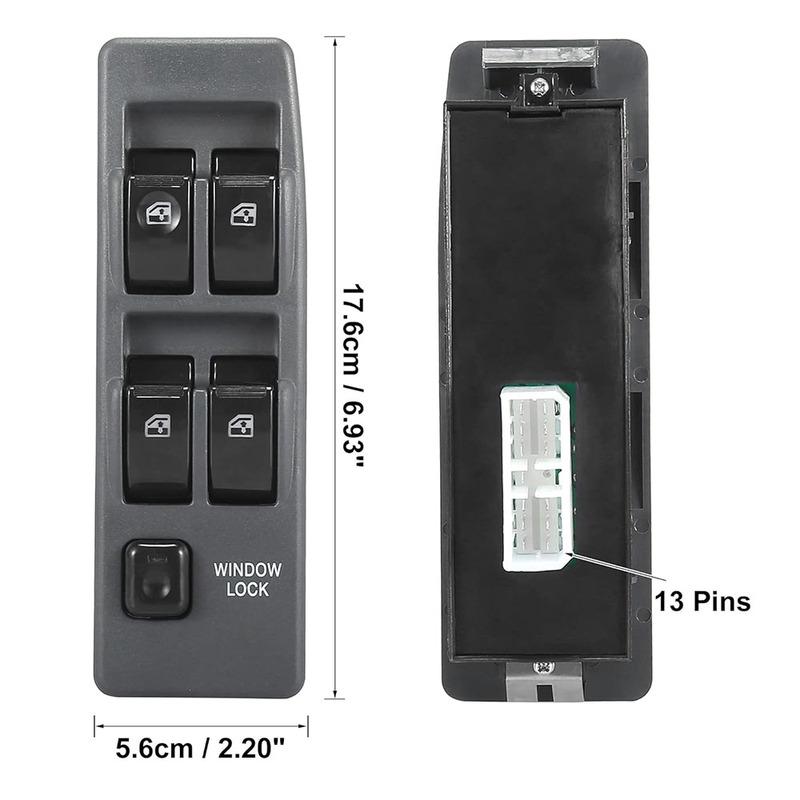 MR753373 Front Left Electric Power Window Switch Lifter Control Button Parts For Mitsubishi Montero 1990-2002 Car Accessories