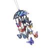 Iron Butterfly Wind Chimes Decoration for Garden and Patios Generating Pleasant Sound and Adding Charm Gift
