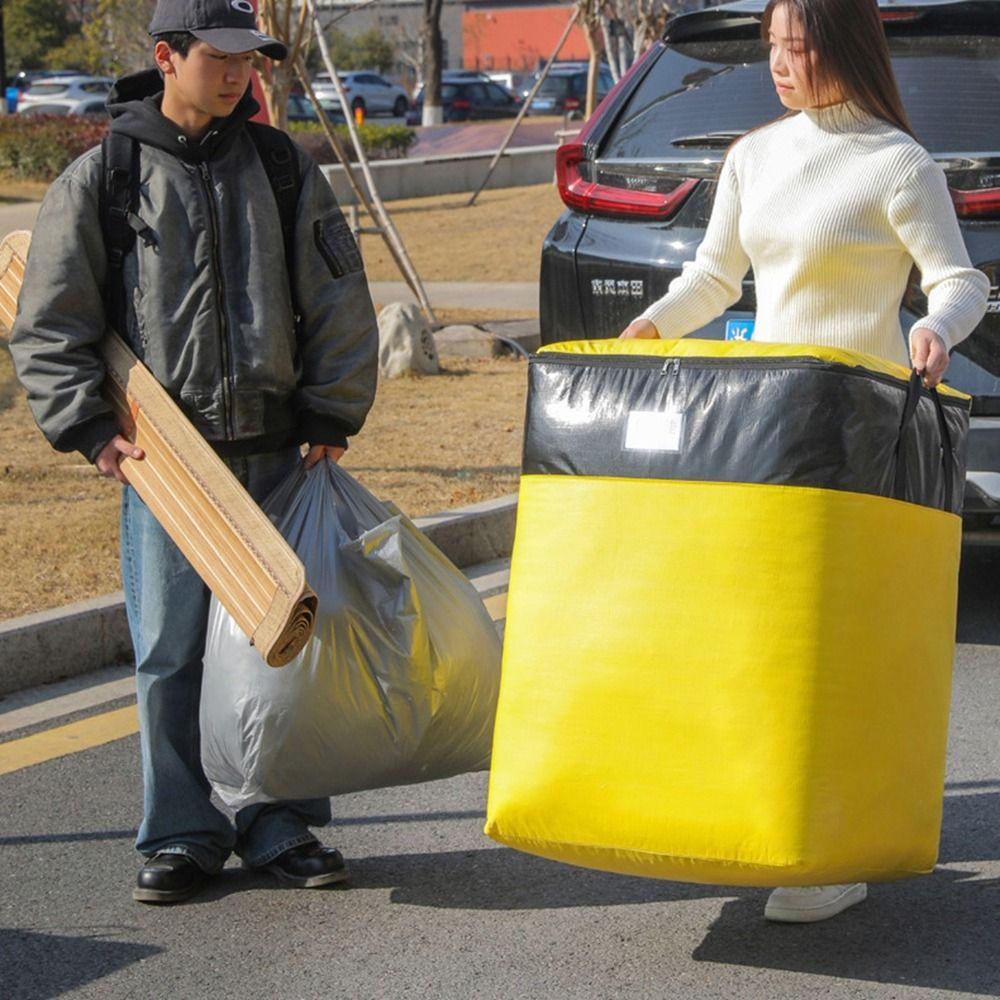Large Capacity Quilt Clothes Storage Bag Dustproof Luggage Packing Bag Moving Package Bag  for Home