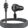 4th Gen Waterproof LED Car Charger 30V Power Cord, Multi-functional 3-in-1.