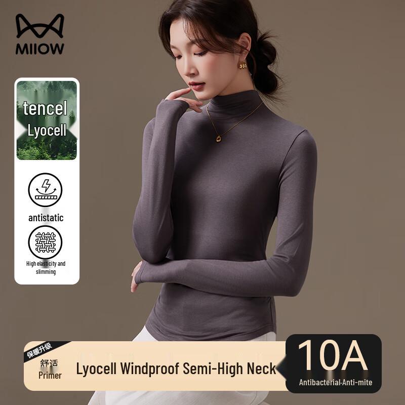

Mao Ren Women s Turtleneck Long-Sleeve Base Layer Top XL