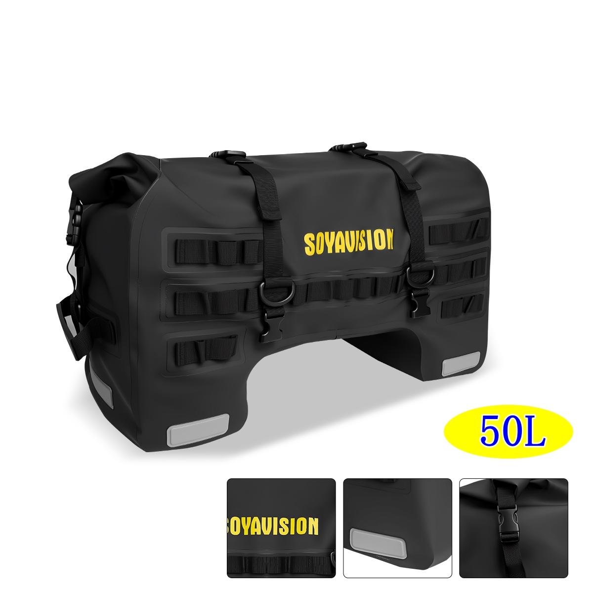 

Водонепроникна Задня Сумка для Мотоцикла Дорожня Сумка 50л Сумка на Хвіст Мотоцикла/Powersports Сумка-Багажник Сумка для Шоломного Одягу