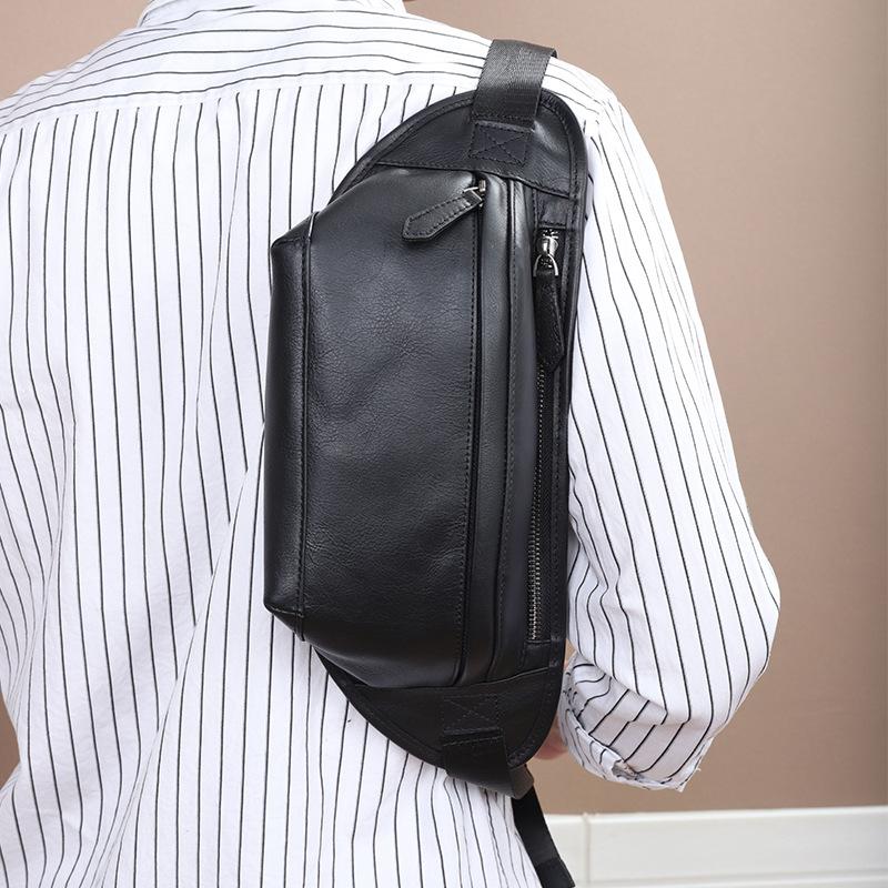 

Мужская сумка через плечо для походов, модная мужская сумка из натуральной кожи с высококачественным ощущением, сумка через плечо из коровьей кожи