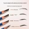 Hengsi Waterproof Eyebrow Pencil - Precise, Long-Lasting Strokes, Sweatproof & Non-Smudging with Sharpener