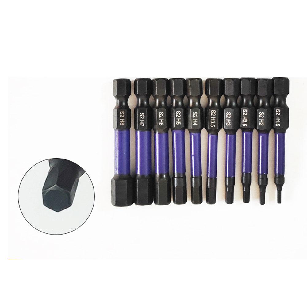 Hex Head Screwdrivers Bit H1.5-H6 High Quality Magnetic