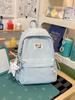 Schoolbag soft solid color soft waxy student small schoolbag girl daily class weekend girlfriend travel backpack
