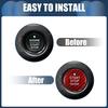 Engine Start Stop Button Cover,Front Ignition Starter Switch Sticker for Mazda 3 Red, 1 Pc