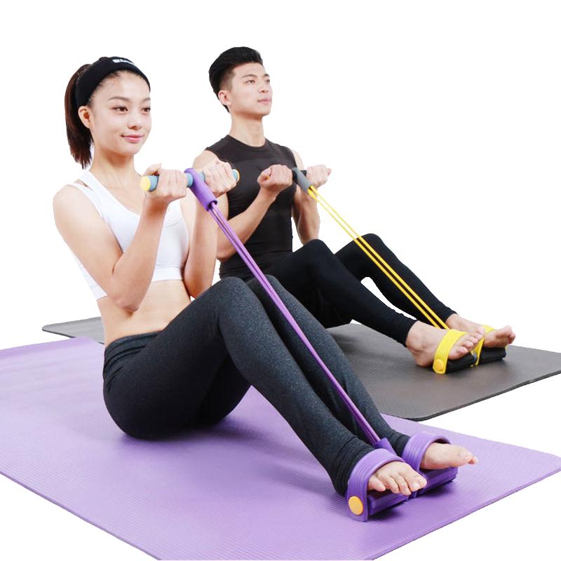 XINBODA 8-Shape Resistance Band with Foot Pedal