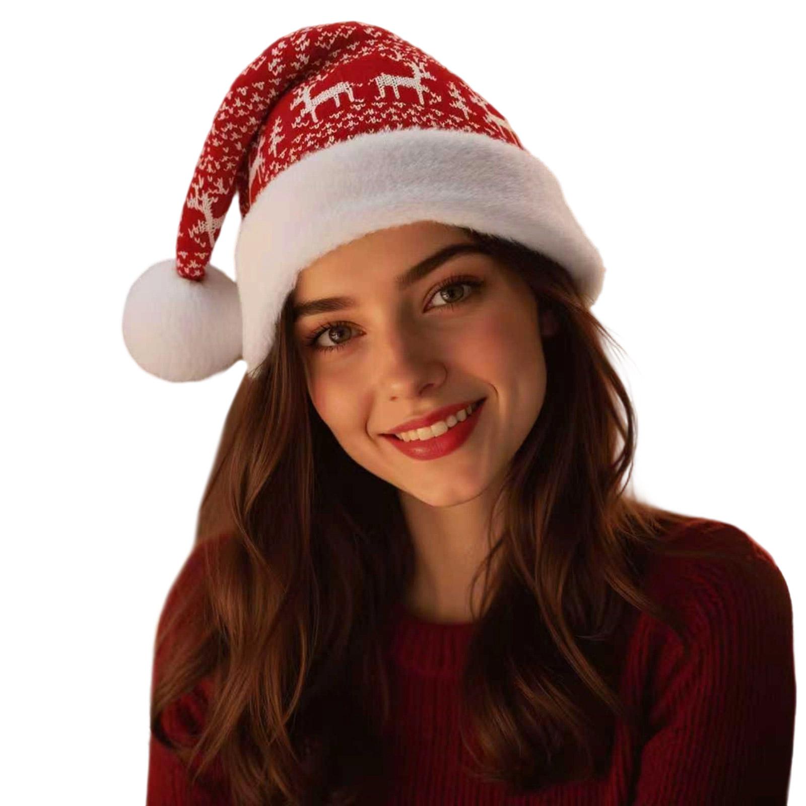 

Fashionable Deer Horn Hat Soft Comfortable Hat Shopping Holiday Fashion Hat for Christmas Party Fashion Accessory S4