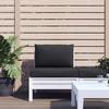 VidaXL Set of 2 Pallet Cushions, Waterproof Seat Pad, Garden Cushion, Outdoor Decoration Terrace, Black 361761