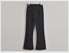 Girls' Black Bell-Bottom Pants - Trendy Spring/Autumn 2024 Fashion for Kids