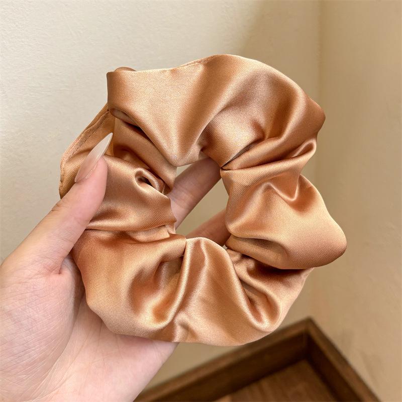 Korean Style Spring/Summer Floral Intestine Hair Scrunchie for Women – Elegant Ponytail Tie and Mori Girl Accessory.