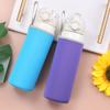 Collapsible Vacuum Cup Insulator Sleeve Elastic Sport Water Bottle Cover  Camping Accessories
