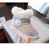 Kids Warm Fleece Lined Waterproof Winter Snow Ankle Boots For Boys And Girls