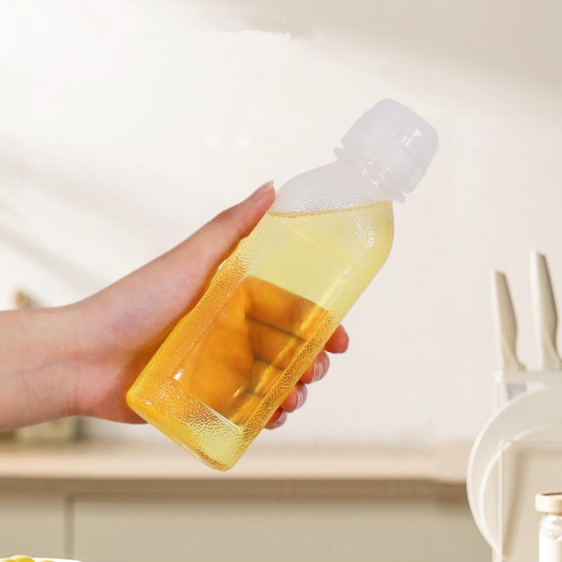 300/500/1000Ml Kitchen Oil Bottle Seasoning Plastic Squeeze Bottle Dispenser For Salad Sauce Olive Oil Container Cooking Gadgets