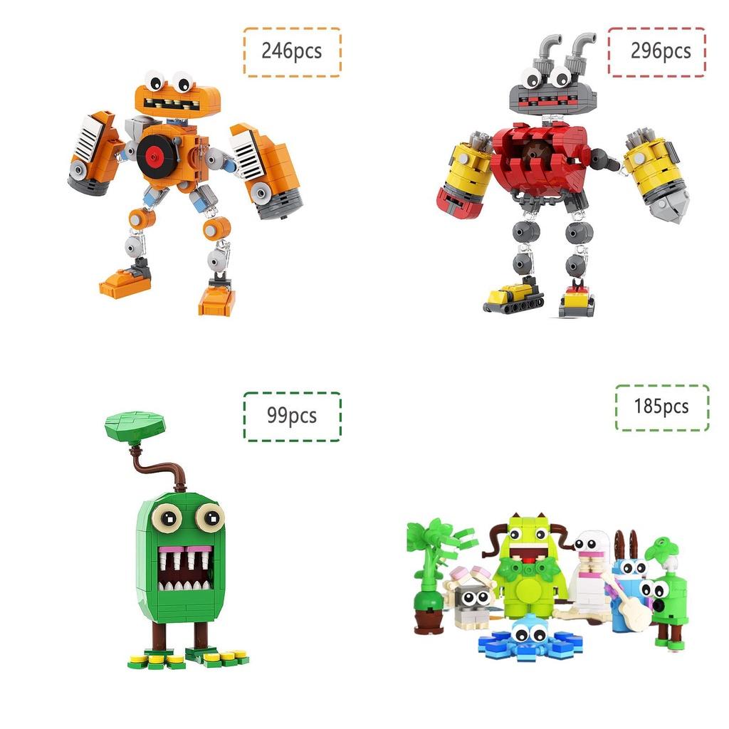 My Singing Monsters Bausteine Seltene Wubboox Mit 246 Stück Abs Kleinen Partikeln Puzzle Spielzeug