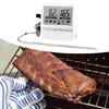 Digital Kitchen Thermometer Probes MeatBarbecue Food Temperature Meter with Timer