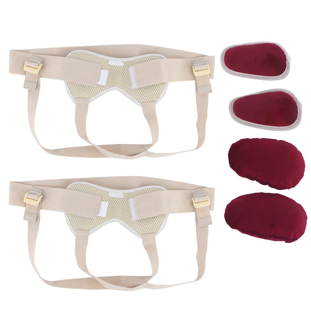 Inguinal Hernia Belt Groin Support Inflatable Hernia Bag for Adult Elderly Large