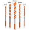 5/10Pcs Triangular Drill Bits Set Sharp Tip High Strength Hard Alloy Multifunctional Masonry Punching Drill Bits for Ceramic Tile Marble Concrete