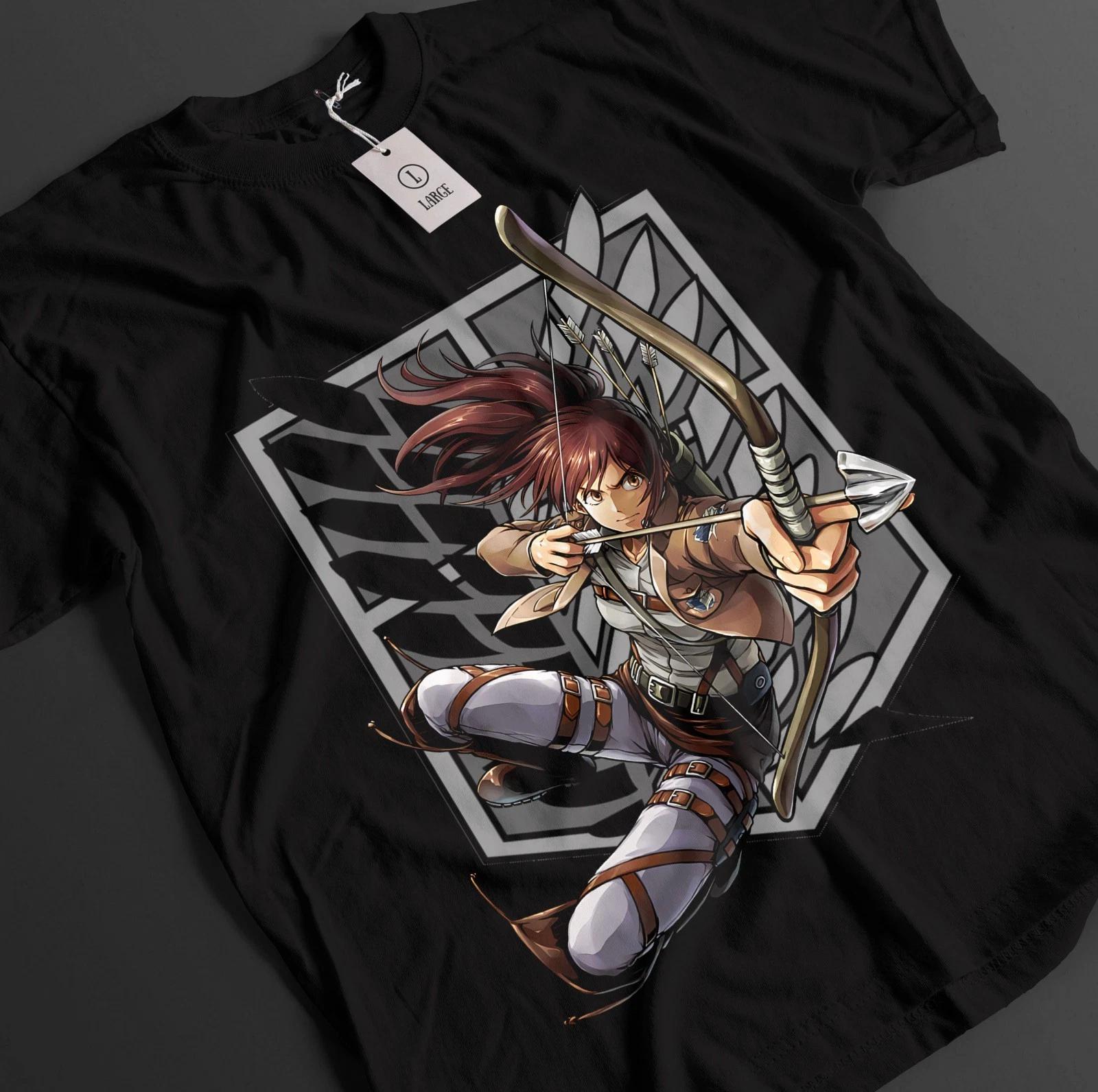 Attack On Titan Shirt Sasha Braus Tshirt AOT T-Shirt Anime Unisex Graphic Tee M