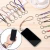 Fashion Bling Bling Bright Wrist Straps Hanging Cord Rhinestone Phone Lanyard Crystal Anti-lost Rope