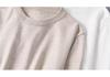 Trendy Harajuku Style Core-Spun Yarn Knitwear – Versatile No-Iron Round Neck Sweater