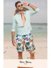 Men's Quick-Dry Casual Beach Shorts - Loose Fit, Ice Silk Swimming Trunks, Five-Point Length.