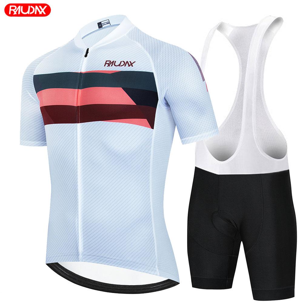 Raudax Men Summer Short SleeveMTB Maillot Ropa Ciclismo Bicycle Wear Breathable Cycling Clothing 2026 Summer Breathable Cycling Suit Set