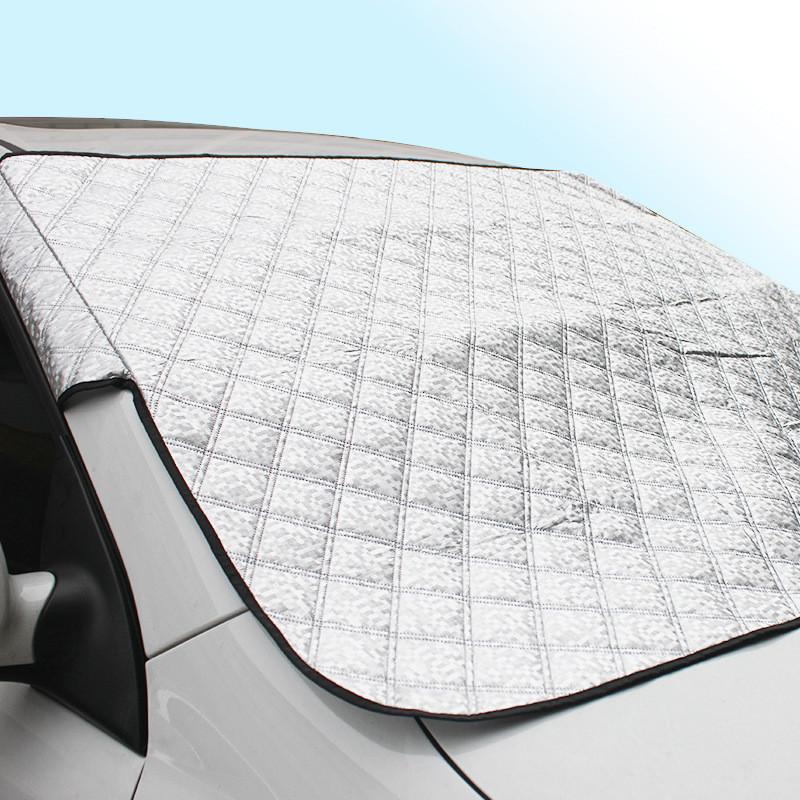 Universal Car Snow & Frost Protection Cover - Magnetic Aluminum Film