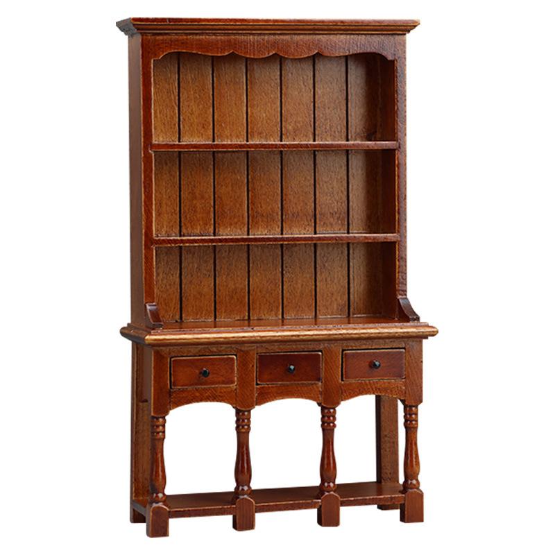 1:12 Dollhouse Miniature Bookcases Cabinet Racks Storage Cabinets Furniture Model Decor Toy Doll House Accessories