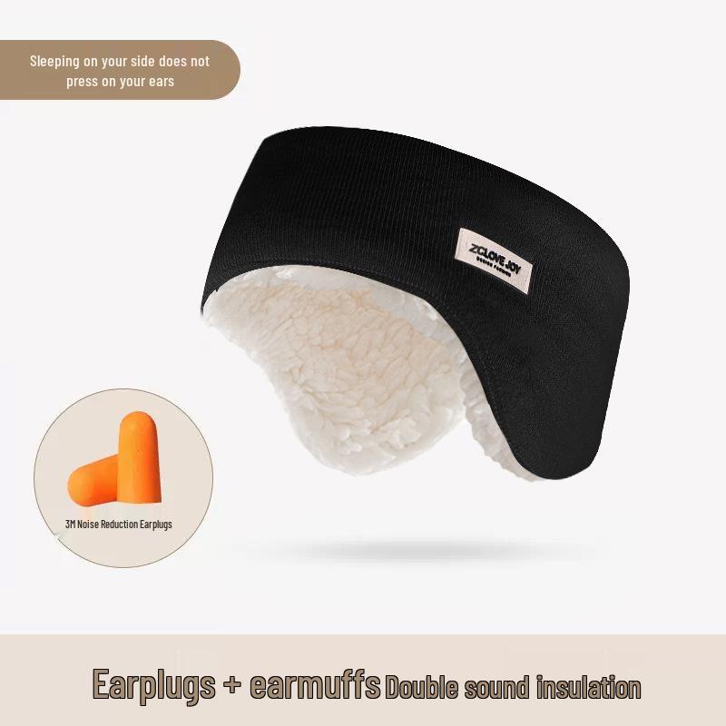 Unisex Soundproof Ear Muffs: Noise Cancelling, Comfortable, and Warm—Ideal for Dorm Use and Sleep