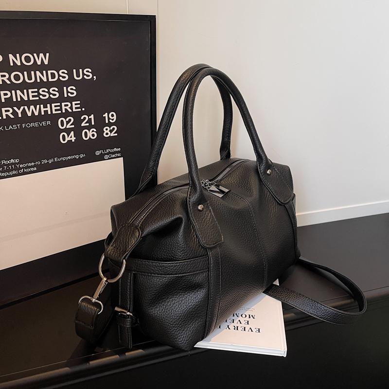 Vintage Tote Bag Women's Shoulder Bag Large Capacity Commuter Crossbody Bag