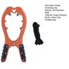 Kayak Anchoring Grip with Large Clamping Mouth Heavy Duty Kayak Brush Gripper Portable Camping Hiking Stainless Steel Canoe Boat Anchoring Clamp