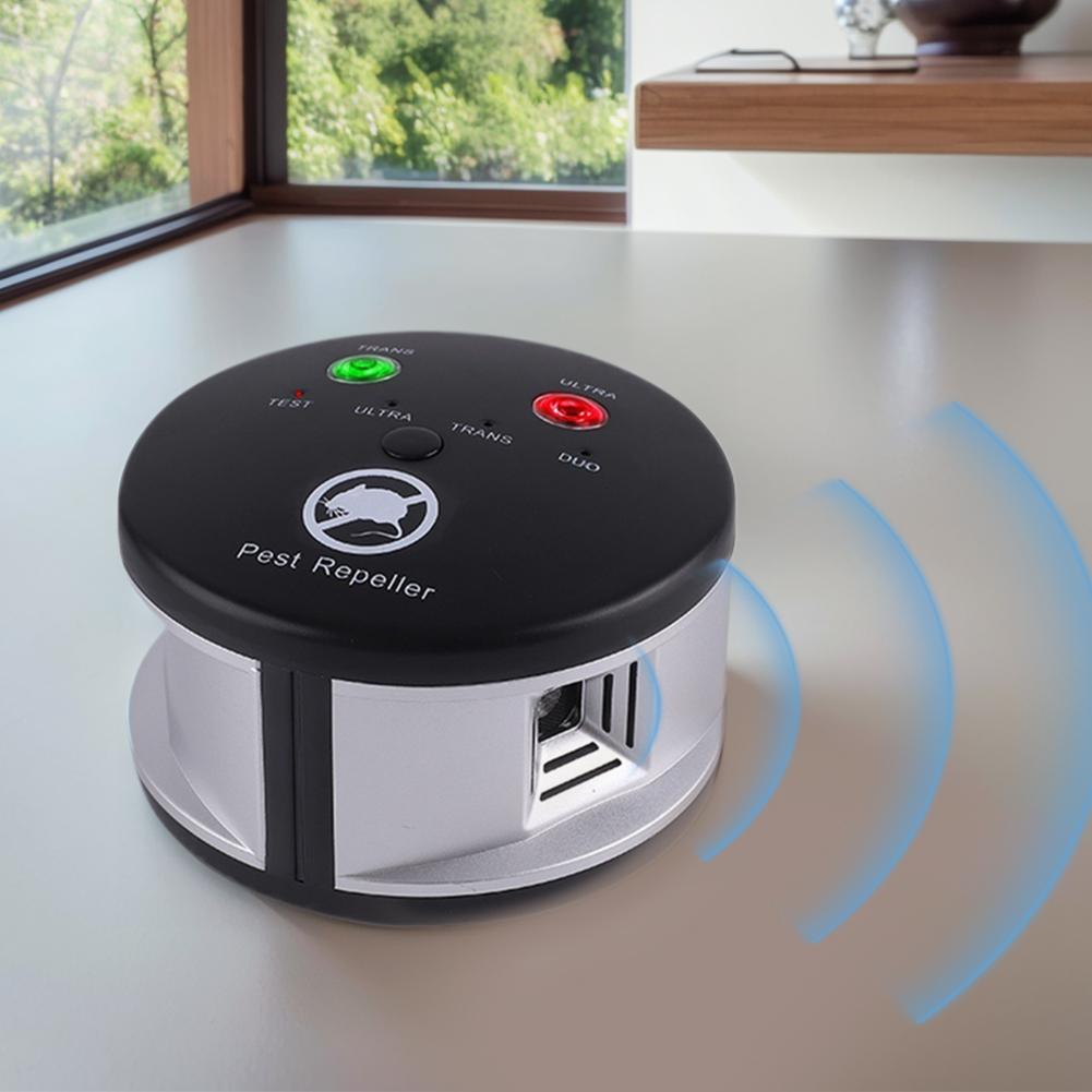 360stupňový ultrazvukový odpuzovač škůdců Elektronický odpuzovač hlodavců Odpuzovač veverek K odpuzování hlodavců Myší Hmyzu Komárů Pavouků