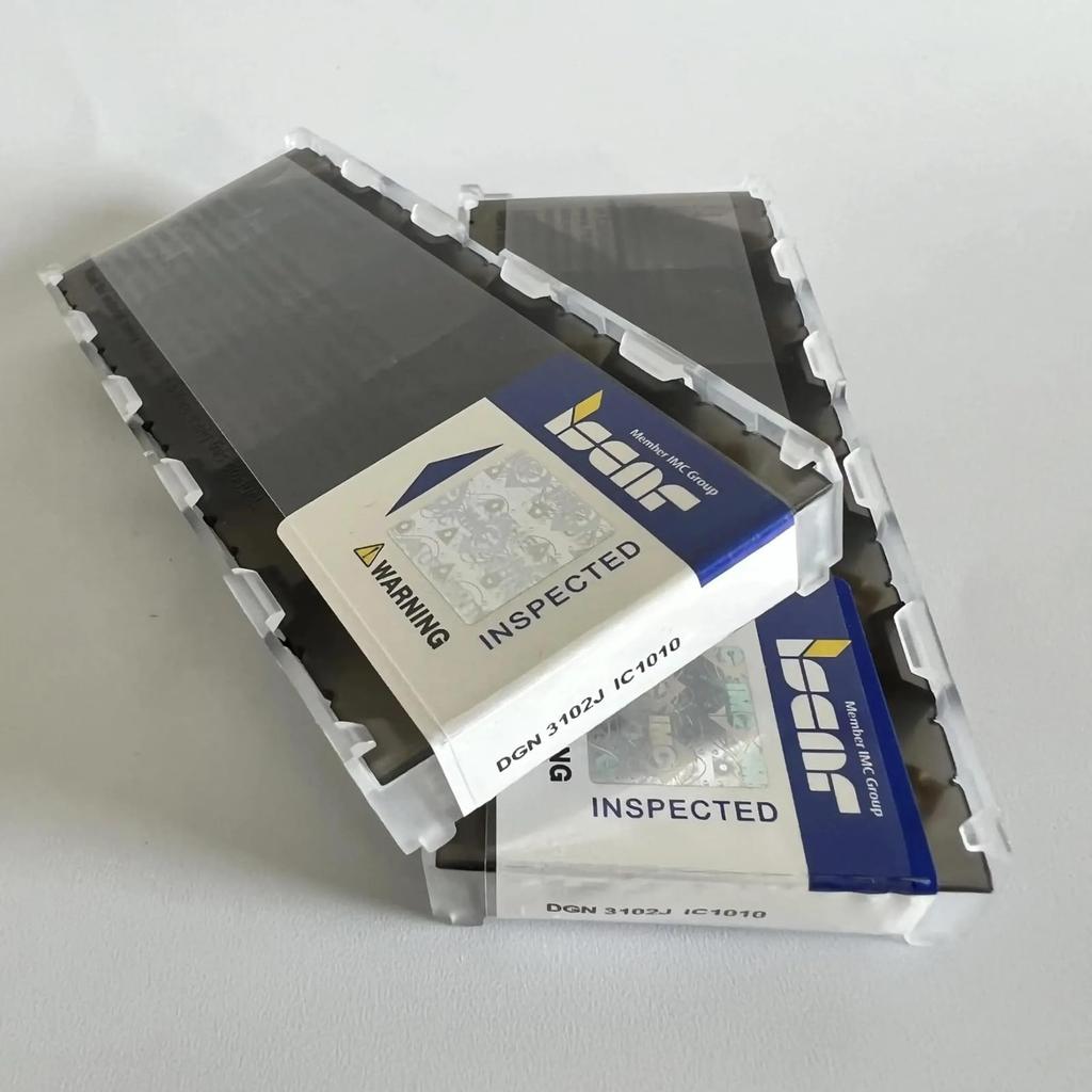 ISCAR / DGN3102J IC1010 /Industrial indexable Carbide Inserts 10 PCS