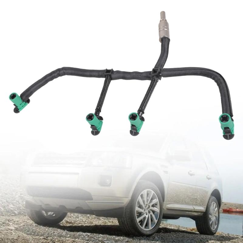 Car Fuel Injector Return Hose Pipe Injector Hose Leak Line For Select Model Replaces LR001327, LR051528, LR021915