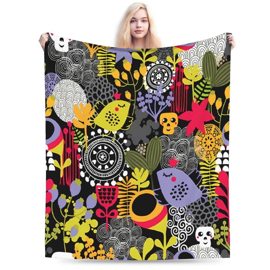 Halloween Pumpkin Autumn ()(1) Blanket Quality Warm Soft Bedding Throws Winter Kids Adult Living Room Fashion Bedspread