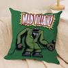 M-MF D-Doom Madlib Cushion Cover Soft Plush Double-Sided Printed Sofa Pillow Cushion Cover | Cozy All-Season Durable Decor Gift