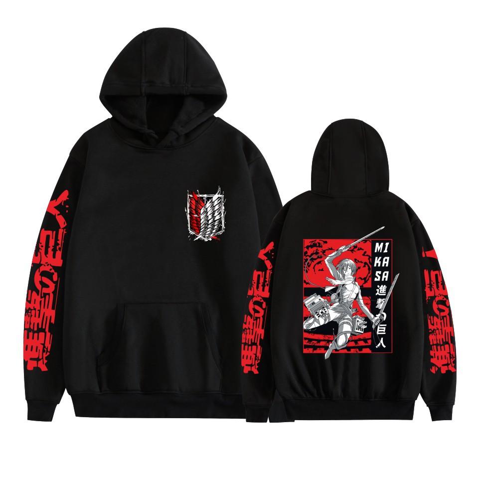 

Худи Attack on Titan для взрослых Уличная одежда Худи с принтом Унисекс Худи с капюшоном XS чёрный