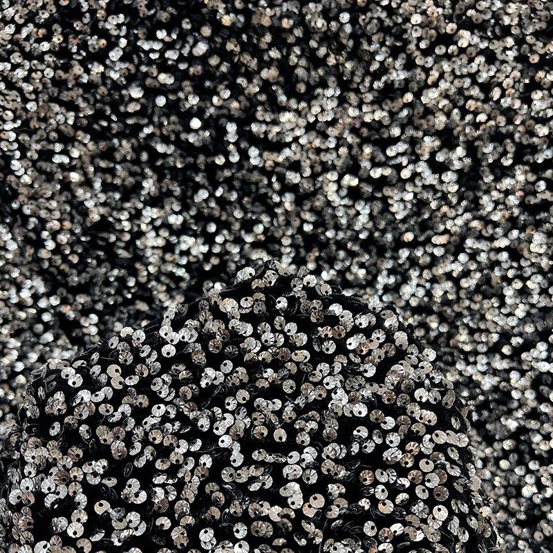 Barevná lesklá flitrová látka Olejově lesklá tylová látka Materiál na svatební šaty Různé styly Domácí flitrová látka Ozdoba oblečení