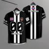 Thailandia Numero 10 Maglia da Calcio Nero Giallo Stampa a Pennellate Traspirante Calcio Sport Top Per Uomo Donna Maglietta Abbigliamento