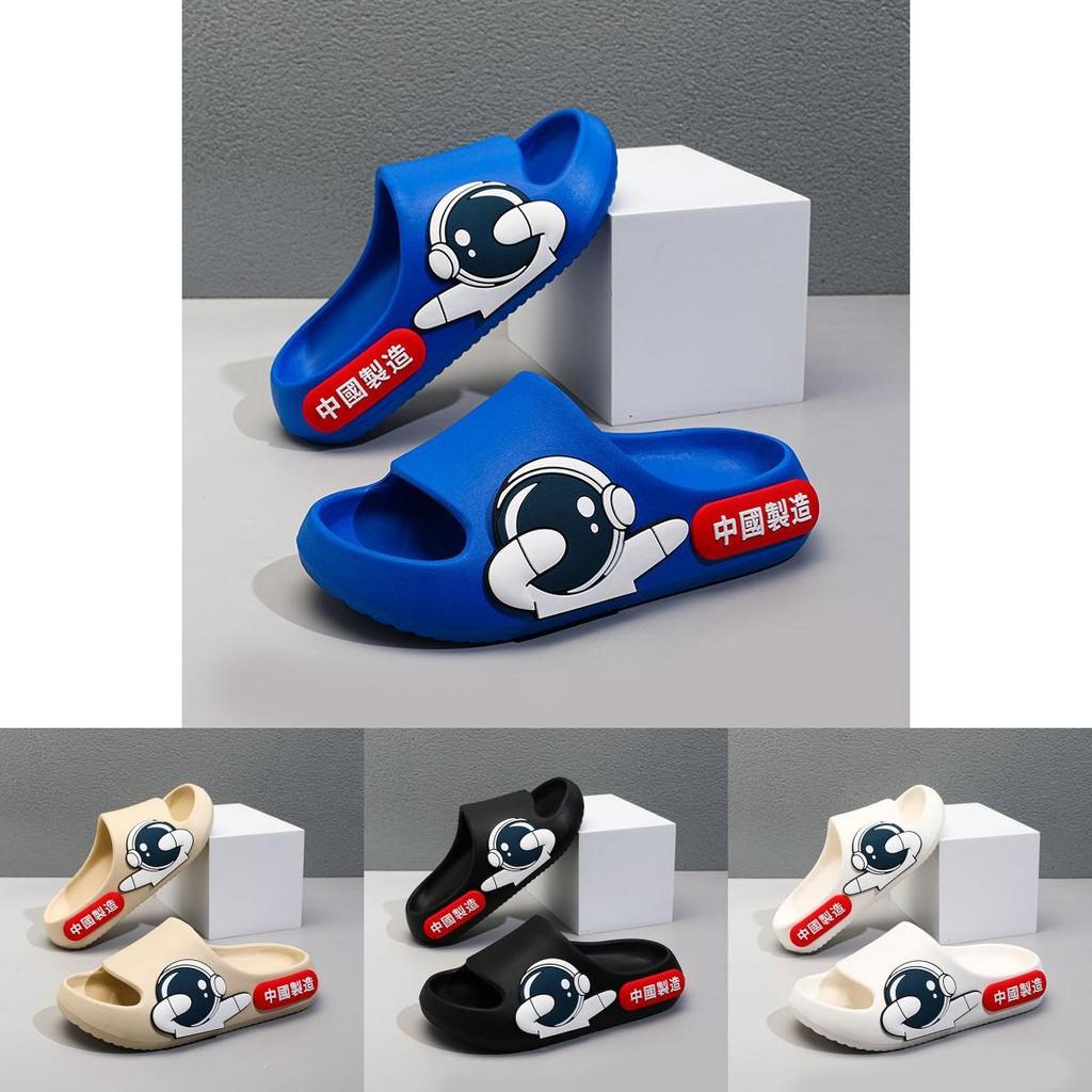And Cute Versatile Boys Summer Slippers Cartoon Pattern Breathable Footwear Eva
