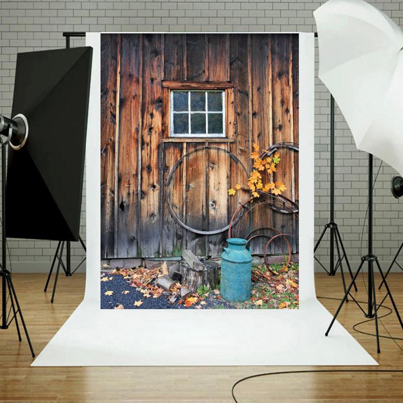 8x6FT/5x7FT Wooden Door Photo Vinyl Background Cloth Studio Background Decoration