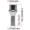 M12x1.5 M14x1.5 Wheel Tyre Bolt Locking Screw Automobiles Wear Parts Bolts Replacement Car Accessories High Quality Material