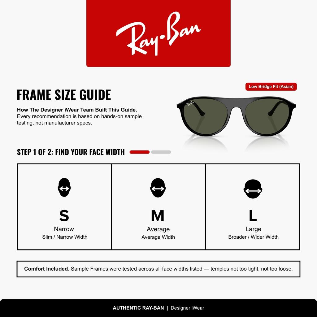 Sunglasses 0RB2215F BLACK GREEN Asian Fit Polarized [Ray-Ban] 901/3156