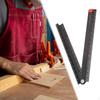 Folding Ruler 0-300mm Length Measuring Tools Sturdy Metal Stationery for DIY Projects