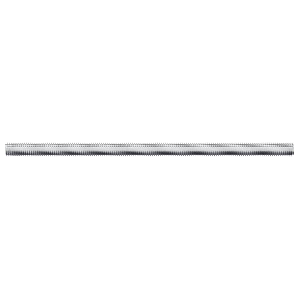 Threaded Rods 12 pcs Silver M6 x 120 mm Metal