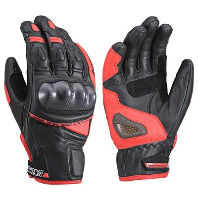 Daytona Motorcycle Gloves Genuine Leather Carbon Protector Smartphone Compatible All Sports Short Gloves L Size 15823 Spring/Summer/Autumn/Winter